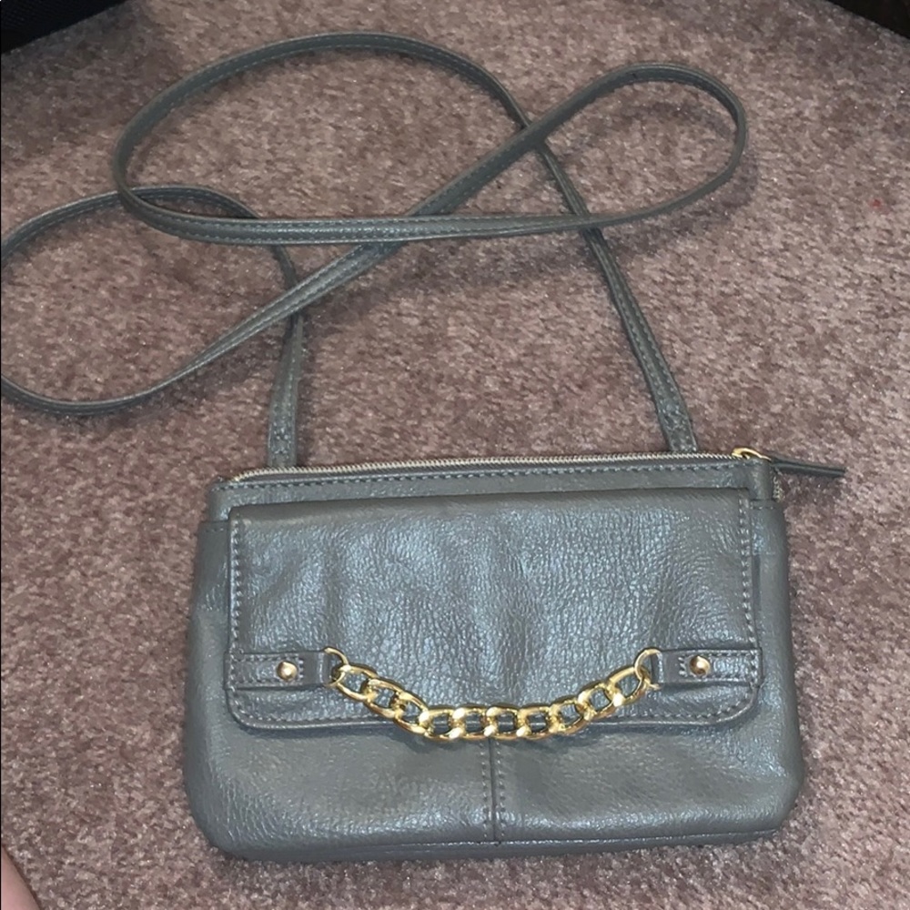 wristlet grey